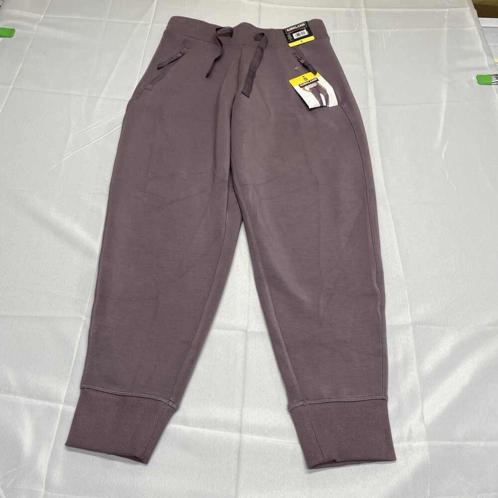 NWT Kirkland Signature Women's Jogger Sweatpants Size Small Purple
